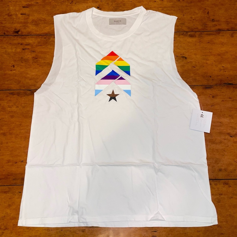 Mens XL Barrys Pride Muscle Tank MSRP $55